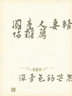 国产人妻精品网站推荐