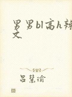 男男bl高h辣文