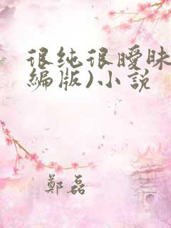 很纯很暧昧(改编版)小说