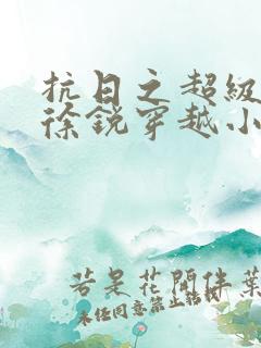 抗日之超级兵王徐锐穿越小说