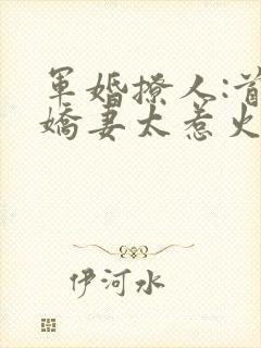 军婚撩人:首长娇妻太惹火免费阅读