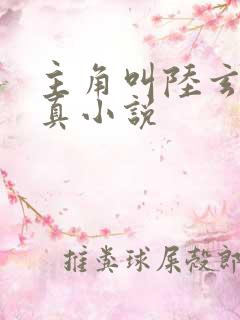 主角叫陆玄的修真小说