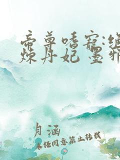 帝尊嗜宠:绝色炼丹妃 墨邪宸