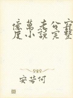 亿万老公宠妻无度小说完整版大结局