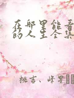 在哪里能看蛮好的人生全集