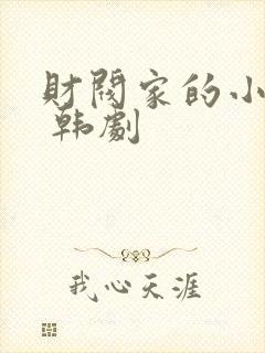 财阀家的小儿子 韩剧