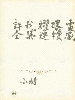 许我耀眼电视剧全集连续剧免费看