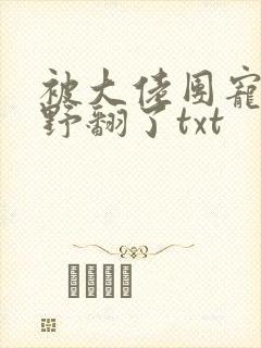 被大佬团宠后我野翻了txt