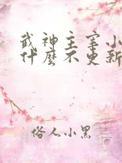 武神主宰小说为什么不更新了