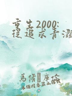 重生2000:从追求青涩校花同桌开始第24章