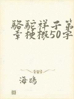 骆驼祥子第21章梗概50字