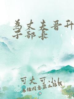 为丈夫晋升的妻子部长