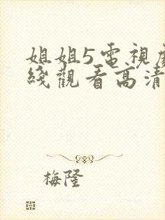 姐姐5电视剧在线观看高清免费版