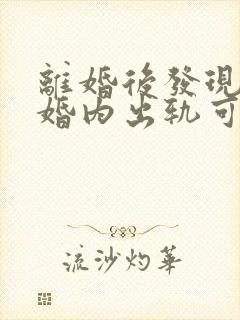 离婚后发现对方婚内出轨可以重新分割财产吗