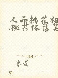 人面桃花相映红,桃花依旧笑春风