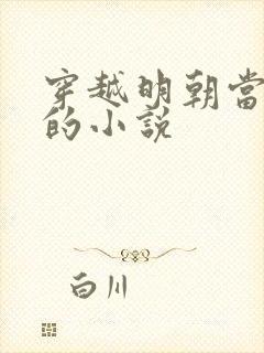 穿越明朝当衙役的小说