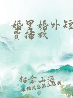 婚里婚外短剧免费播放