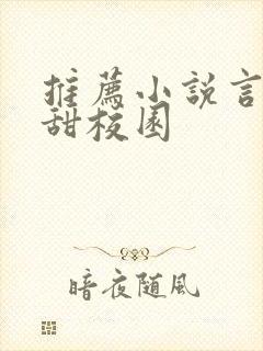 推荐小说言情高甜校园