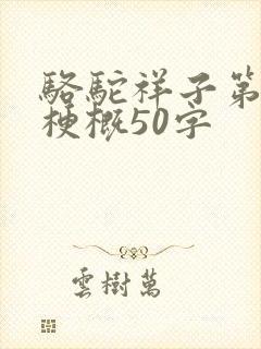 骆驼祥子第一章梗概50字