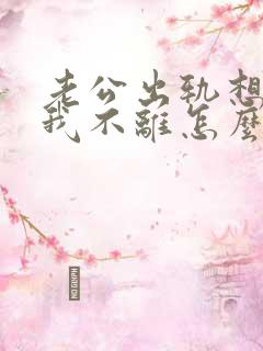 老公出轨想离婚我不离怎么办