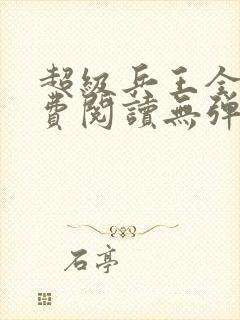 超级兵王全文免费阅读无弹窗