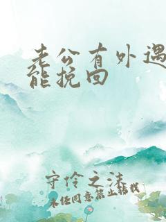 老公有外遇怎么能挽回