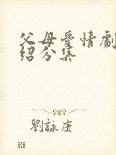 父母爱情剧情介绍分集