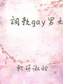 调教gay男奴