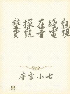 双探在线观看免费观看电视剧西瓜