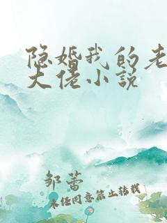 隐婚我的老公是大佬小说