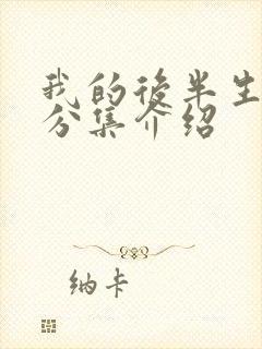 我的后半生剧情分集介绍