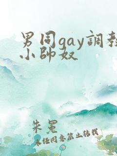 男同gay调教小帅奴