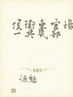 侯卫东官场笔记一共几部