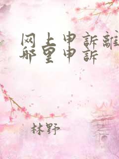 网上申诉离婚在哪里申诉