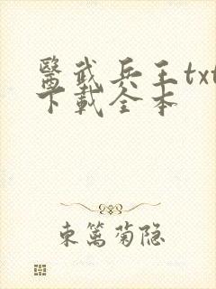 医武兵王txt下载全本