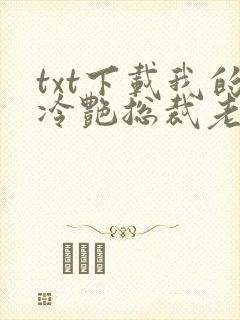 txt下载我的冷艳总裁老婆