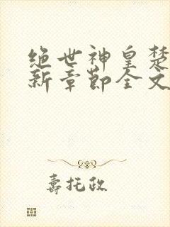 绝世神皇楚风最新章节全文阅读