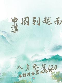 中国到越南娶老婆