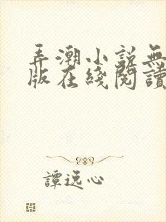 弄潮小说无删减版在线阅读