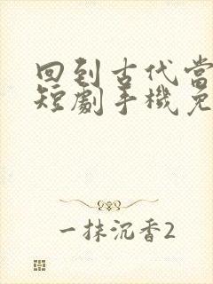 回到古代当太子短剧手机免费观看