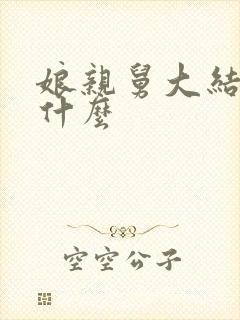 娘亲舅大结局是什么