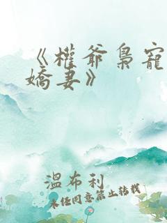《权爷枭宠神秘娇妻》