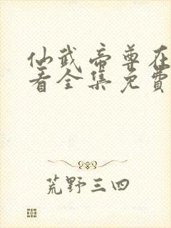 仙武帝尊在线观看全集免费动漫