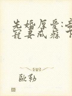 先婚厚爱:帝少宠妻成瘾 下载