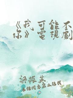 《我可能不会爱你》电视剧