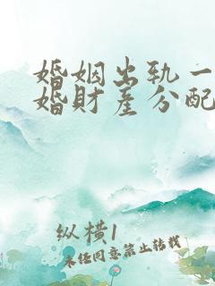 婚姻出轨一方离婚财产分配