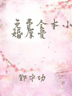 免费全本小说先婚厚爱