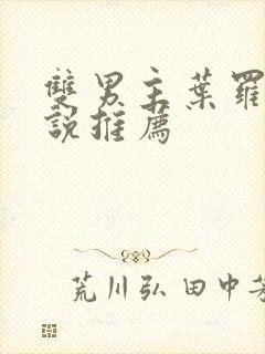 双男主叶罗丽小说推荐