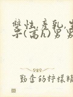 双性,产乳,生子(高h)男男