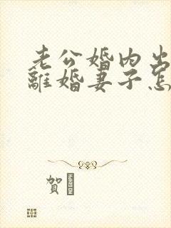 老公婚内出轨要离婚妻子怎样去挽回